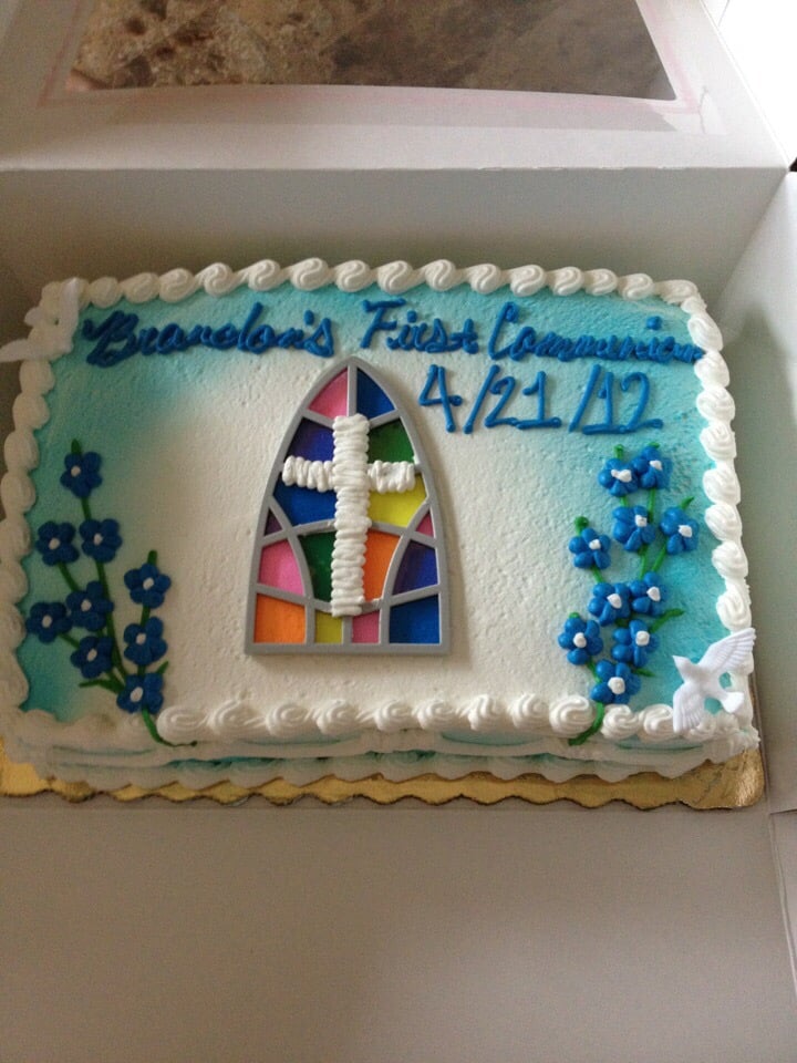First communion cakes prices information