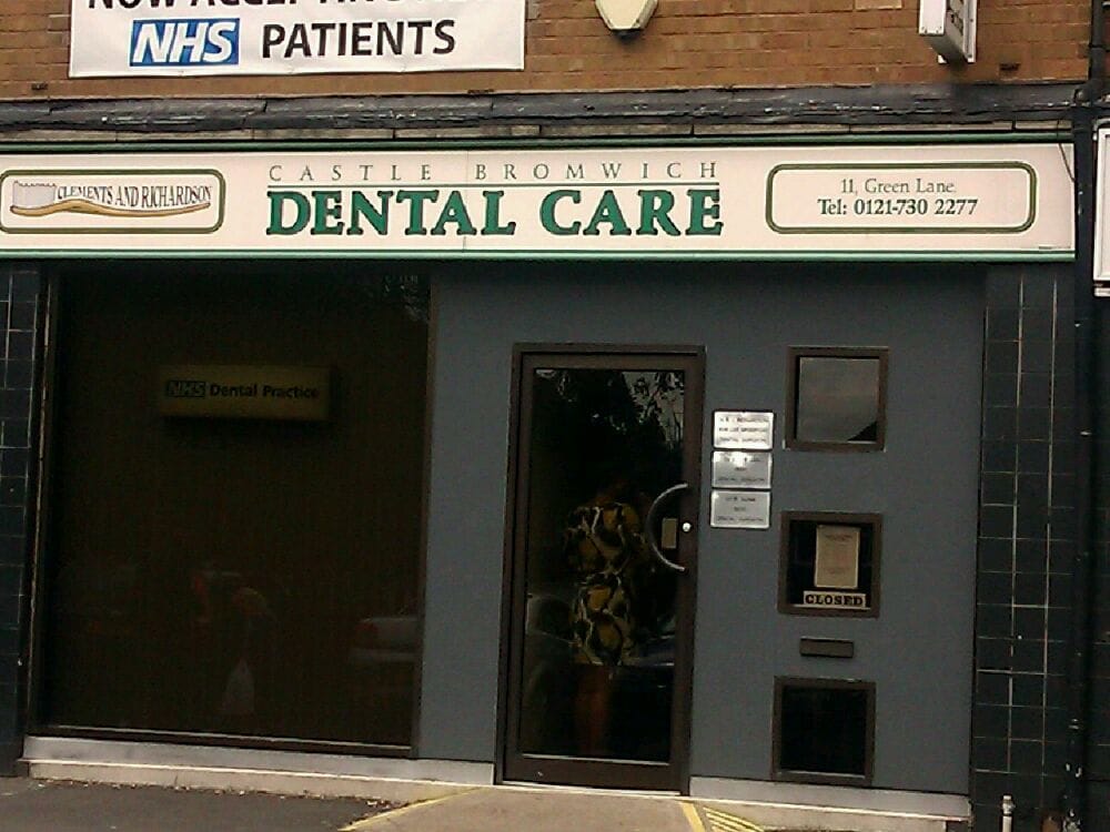 Castle Bromwich Dental Care Dentists 11 Green Lane, Birmingham