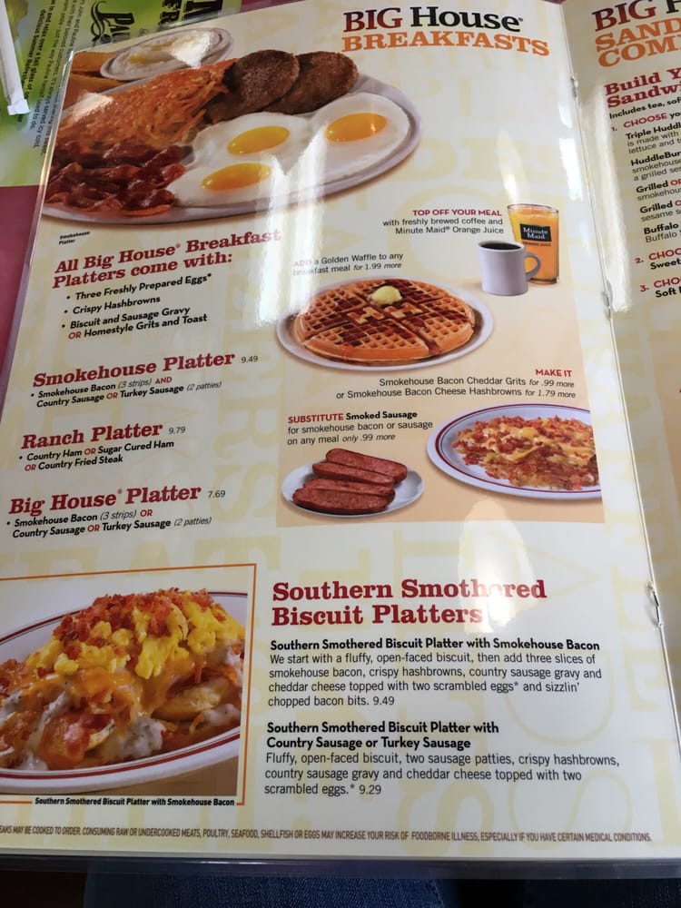 huddle house restaurant menu