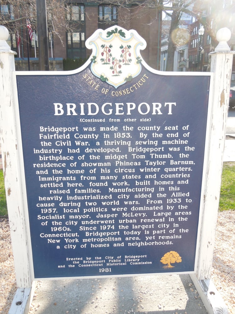 Bridgeport Historical Marker