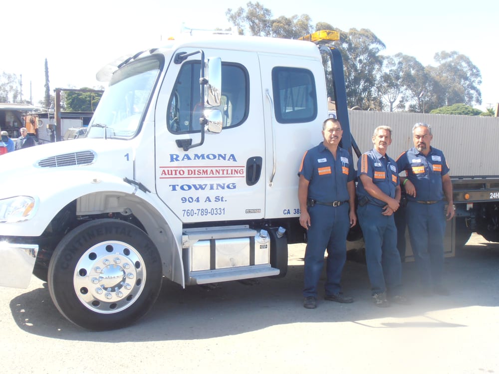 Ramona Auto Dismantling Towing 904 A St, Ramona, CA Phone Number