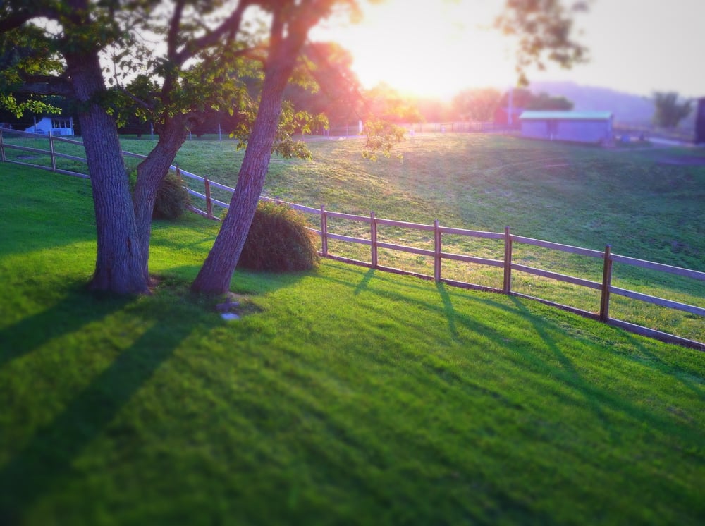 East Tennessee sunset from the porch Yelp