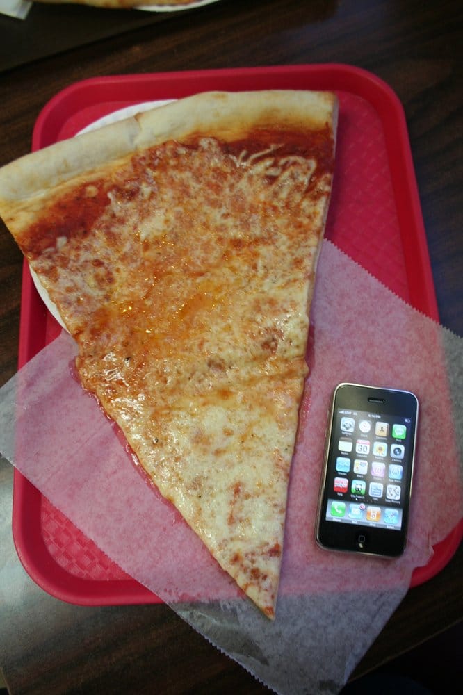 for size comparison iphone 3g vs koronet pizza slice yelp pizza size comparison