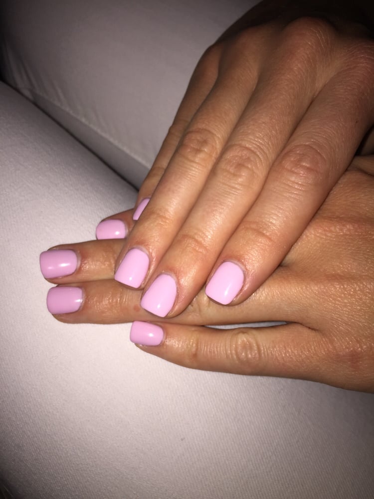 Light Pink Gel Manicure With A Neck Mage Yelp Photo Of Star Nails San Go Ca United States Light Pink Gel