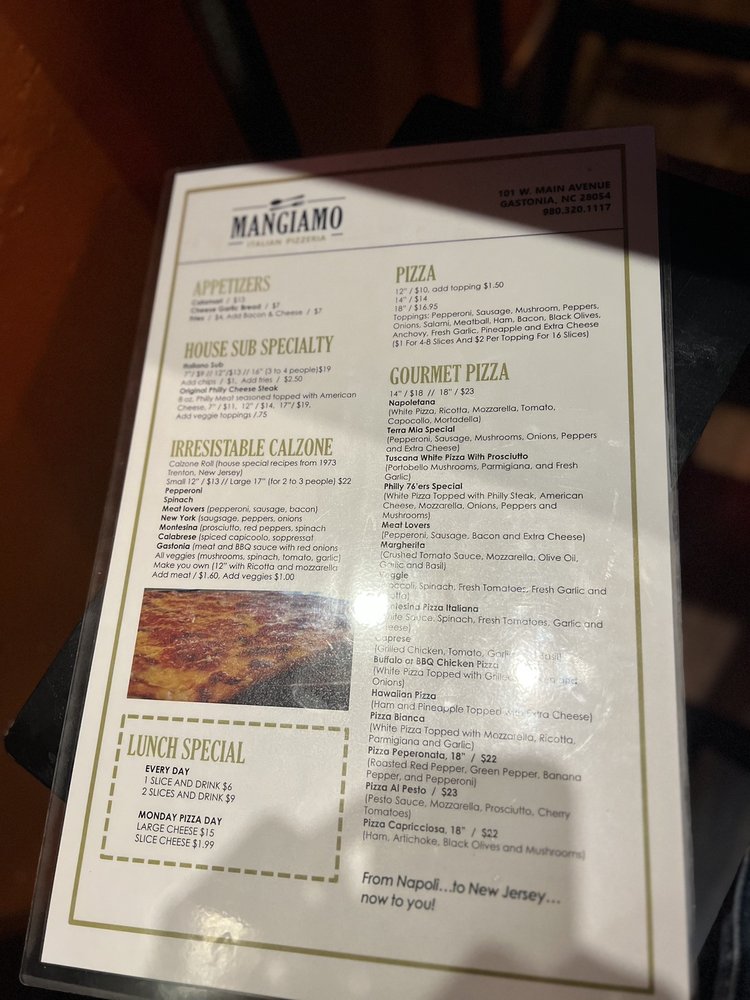 Mangiamo Italian Pizzeria