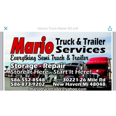 Mario Truck & Trailer Services