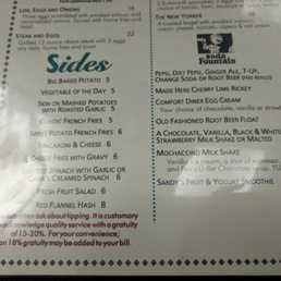 Photos For The Comfort Diner Menu Yelp