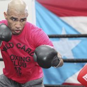 Wild Card Boxing Club - Los Angeles, CA, United States. Puerto Rico sensation Miguel Cotto training at Wild Card Boxing Club