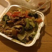 Nat's Thai Food - Los Angeles, CA, United States. vegetable spicy noodle