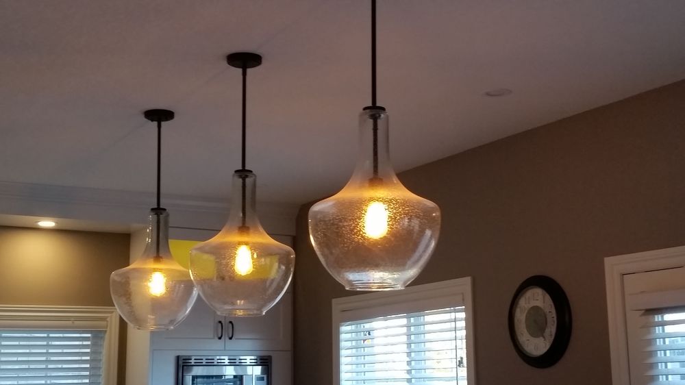 Kitchen Pendant Lights Installed By Verve Electric Kitchener Photo Of Verve Electric Kitchener On Canada Kitchen Pendant Lights Installed By