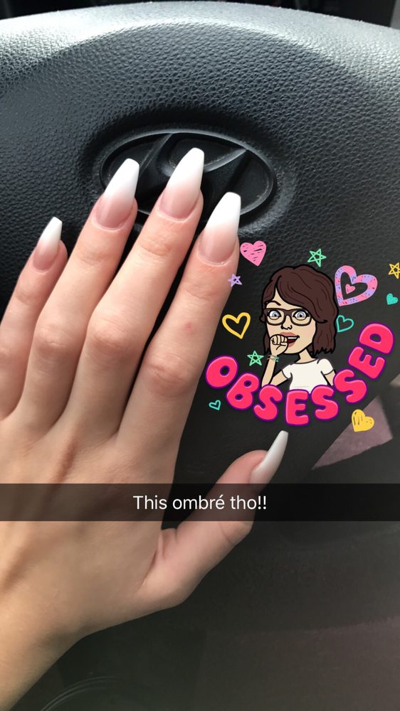 French Fade Acrylic Nails By Kyle And Yes This Cost More Takes French Fade Acrylic Nails By Kyle And Yes This Cost More Takes Longer Too Must Be Done On A New Set Yelp