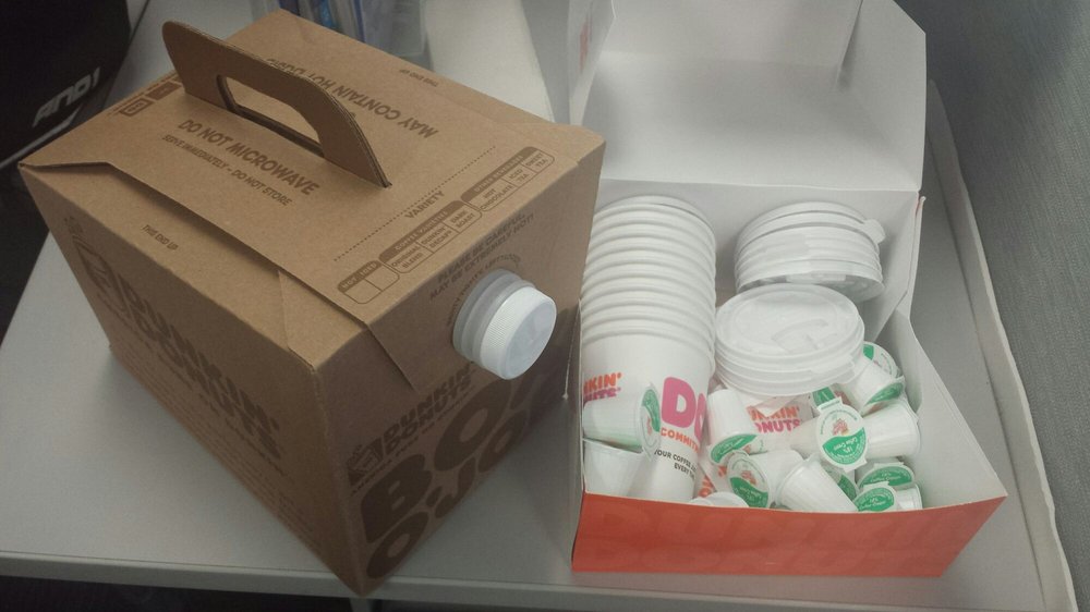 I'm trying to give up buying Boxes of Joe for social gatherings