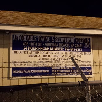 Affordable Towing And Recovery Virginia Beach Affordable Towing And Recovery Virginia Beach