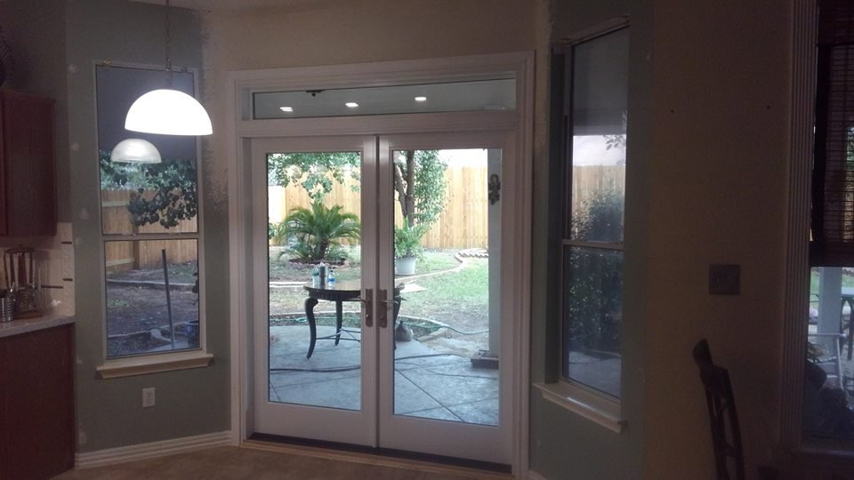 Beautiful French Doors Where A Window Used To Be Yelp Photo Of Ddw Exteriors Bastrop Tx United States Beautiful French Doors Where