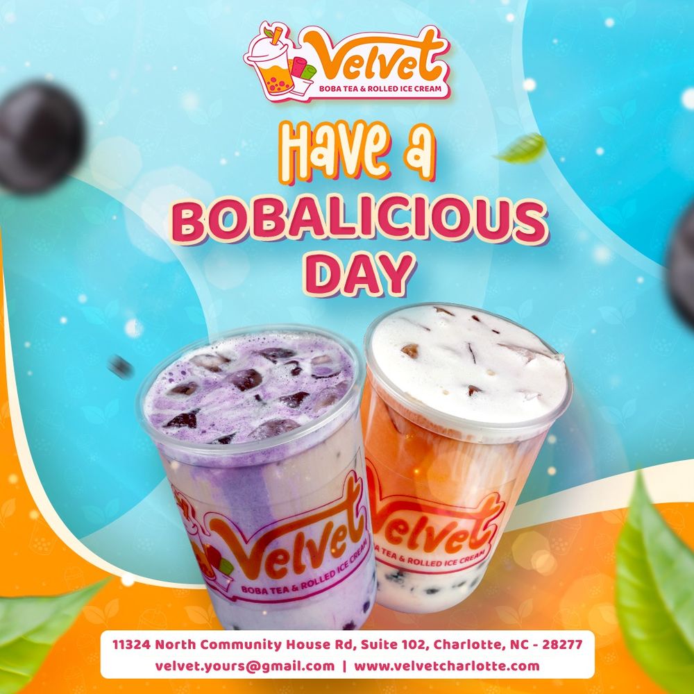 Velvet Boba Tea & Rolled Ice Cream 