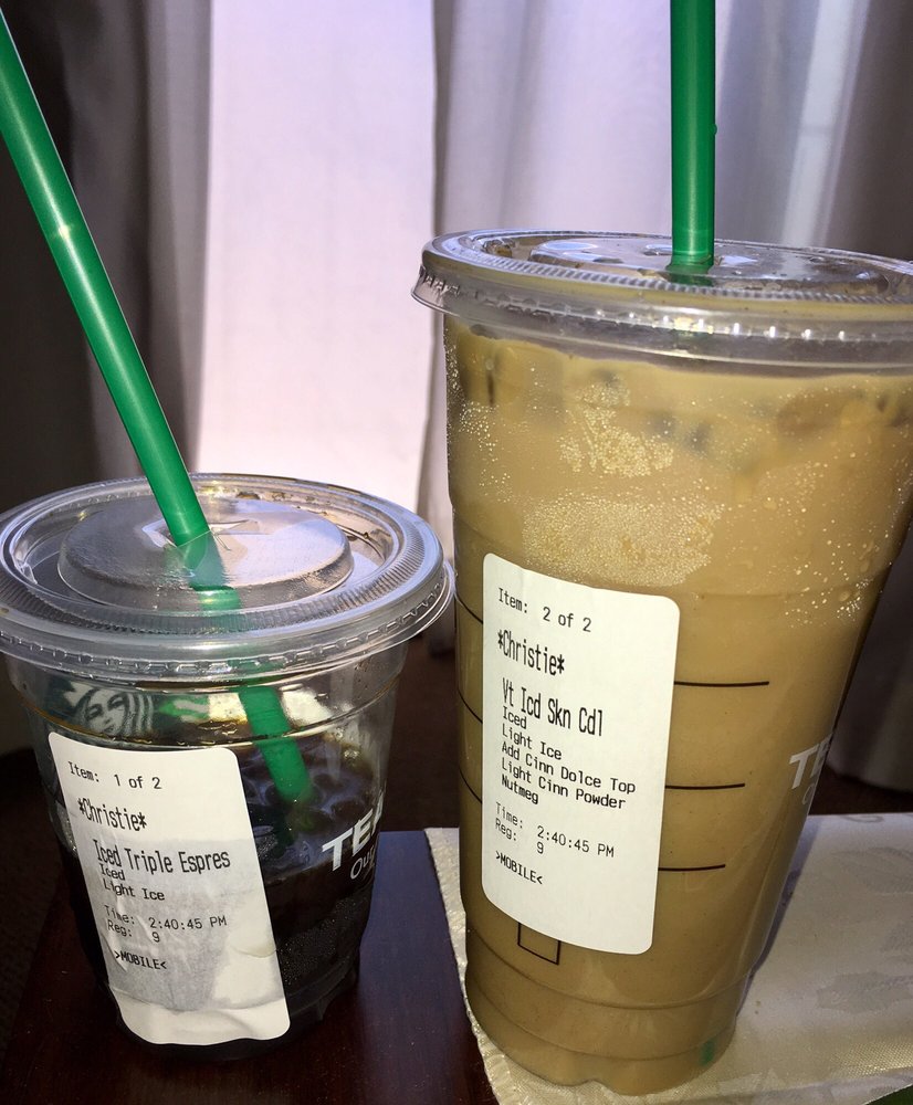 starbucks iced skinny cinnamon dolce latte