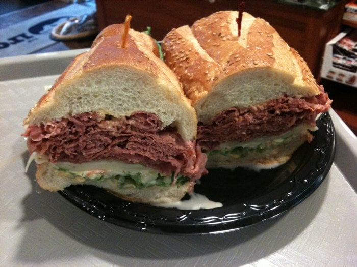 A seriously large sandwich Yelp