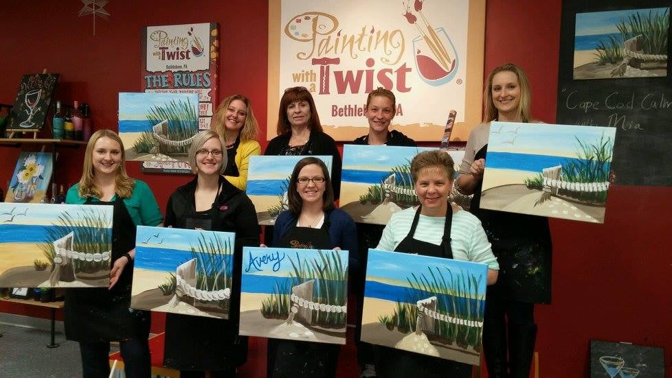 Private Party, painting "Cape Cod Calm." - Yelp