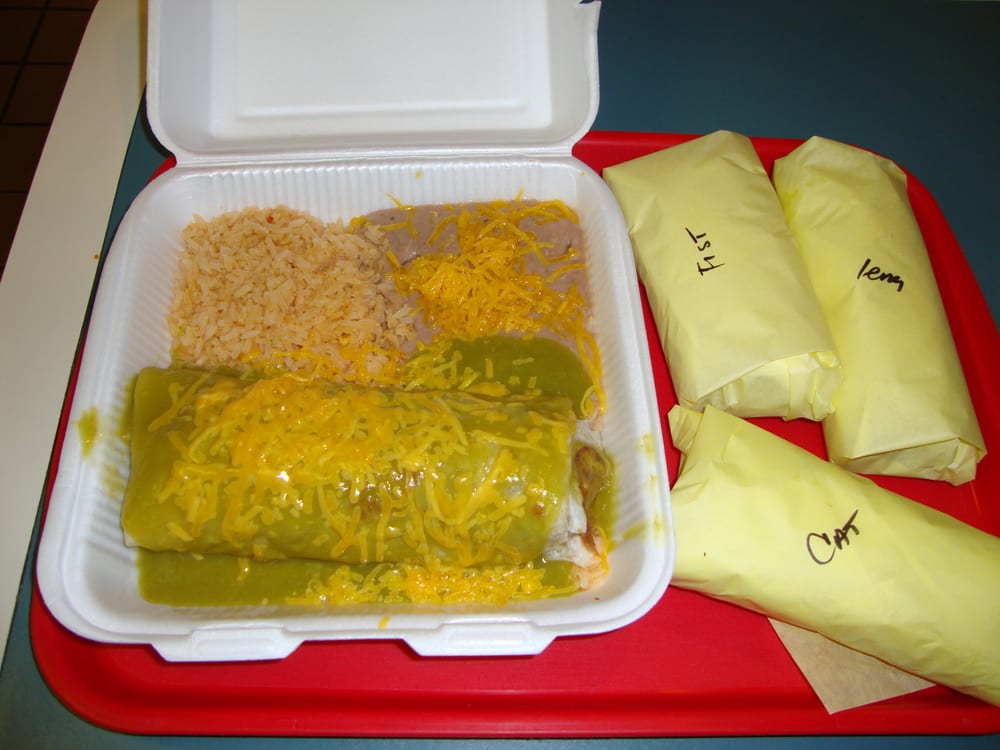 Our order from Tacos Rapidos, W Alameda Ave, Denver, CO April 6th 2012 Yelp