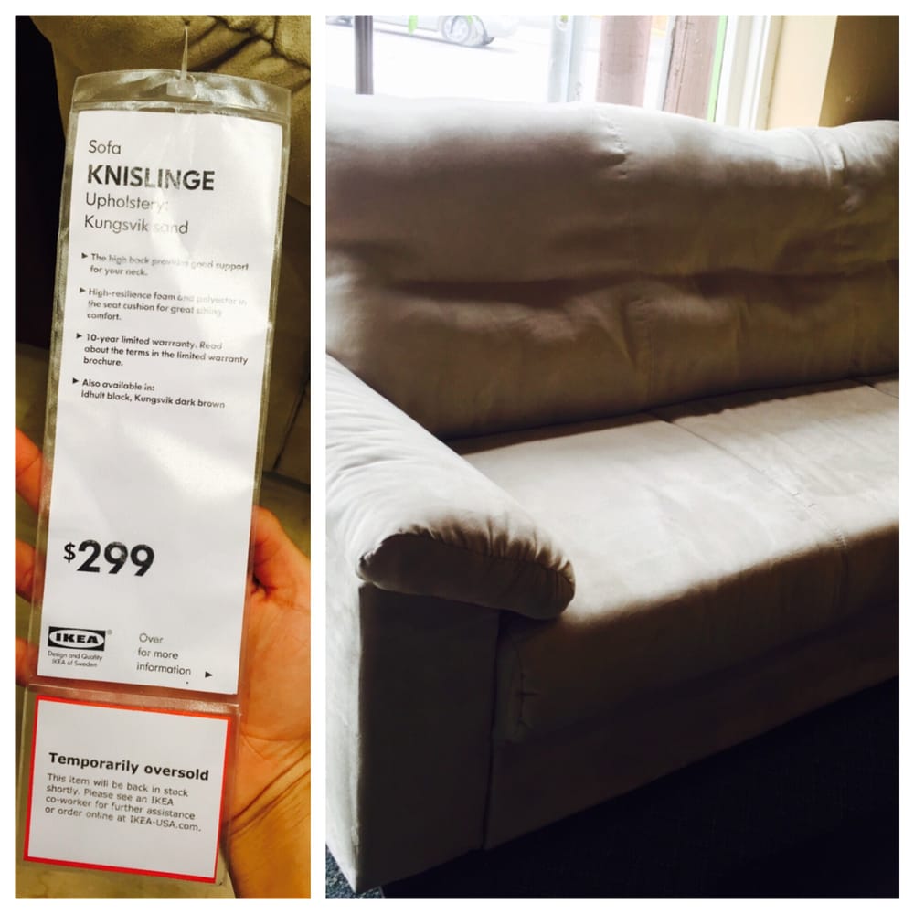 Charged Us Same Price As Brand New One At Ikea Said It Was Suede Photo Of Used Furniture Seattle Wa United States Charged Us Same Price