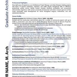 resume calgary