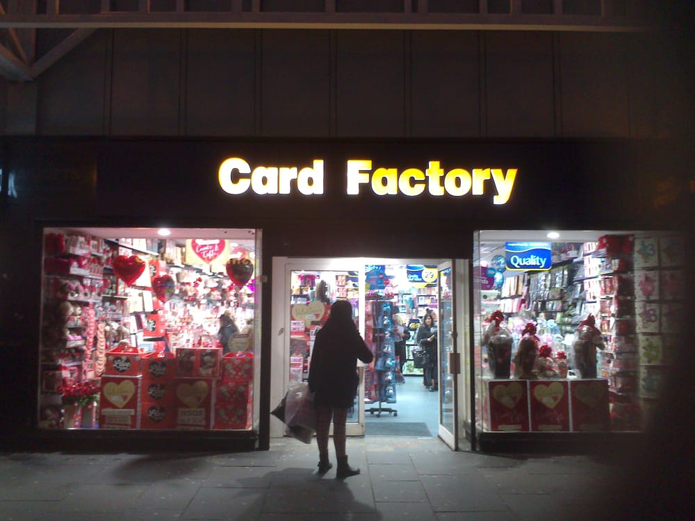 The Card Factory Cards & Stationery 670 Argyle Street, City Centre, Glasgow, United Kingdom