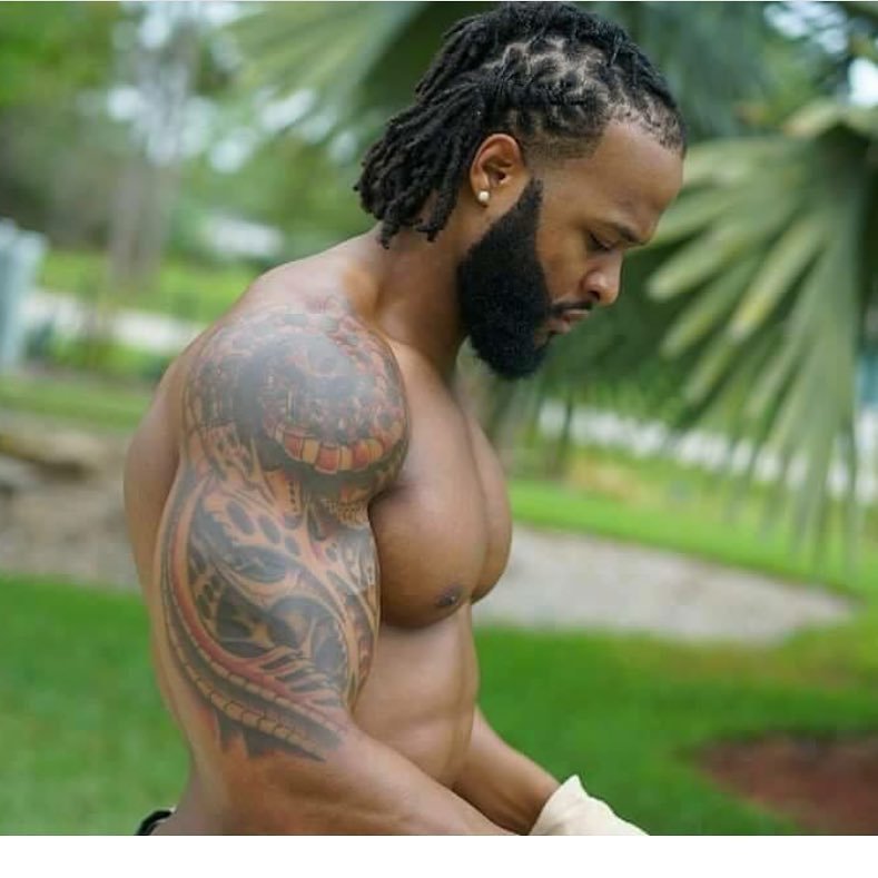 Joke? Very Topless with dreads necessary Topless with dreads