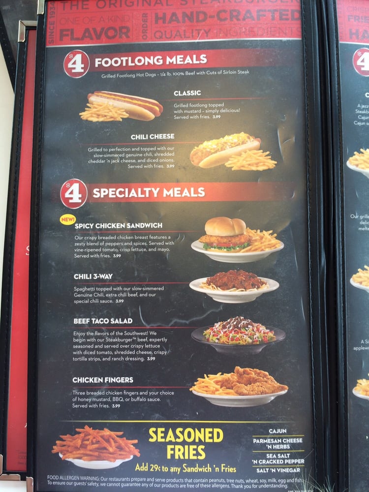 steak n shake chili menu