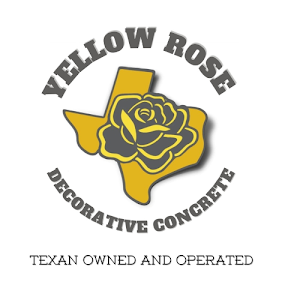 Yellow Rose Decorative Concrete