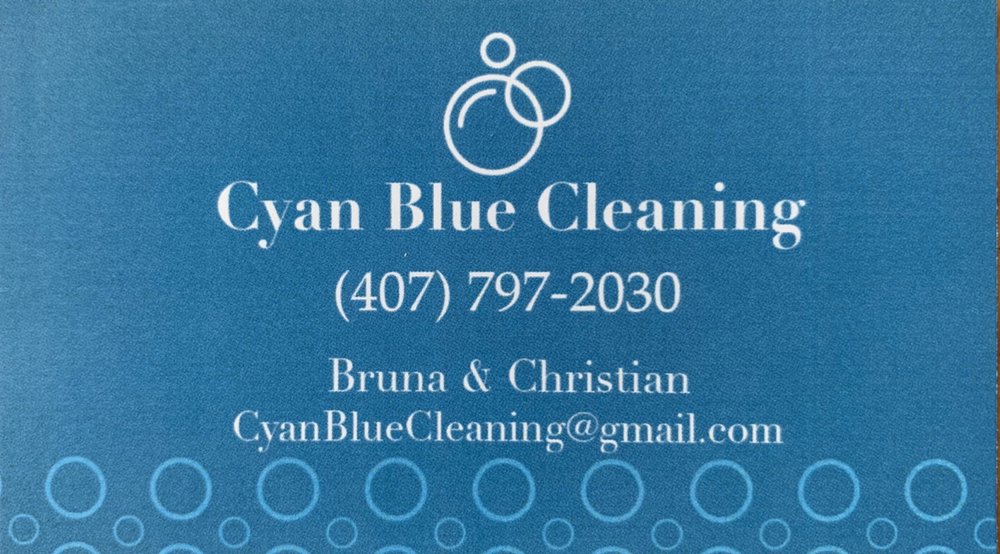 Cyan Blue Cleaning