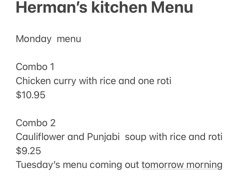 Herman’s Kitchen on Wheels