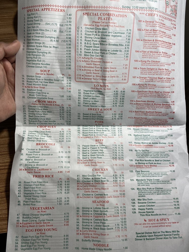 Five Star Chinese Restaurant