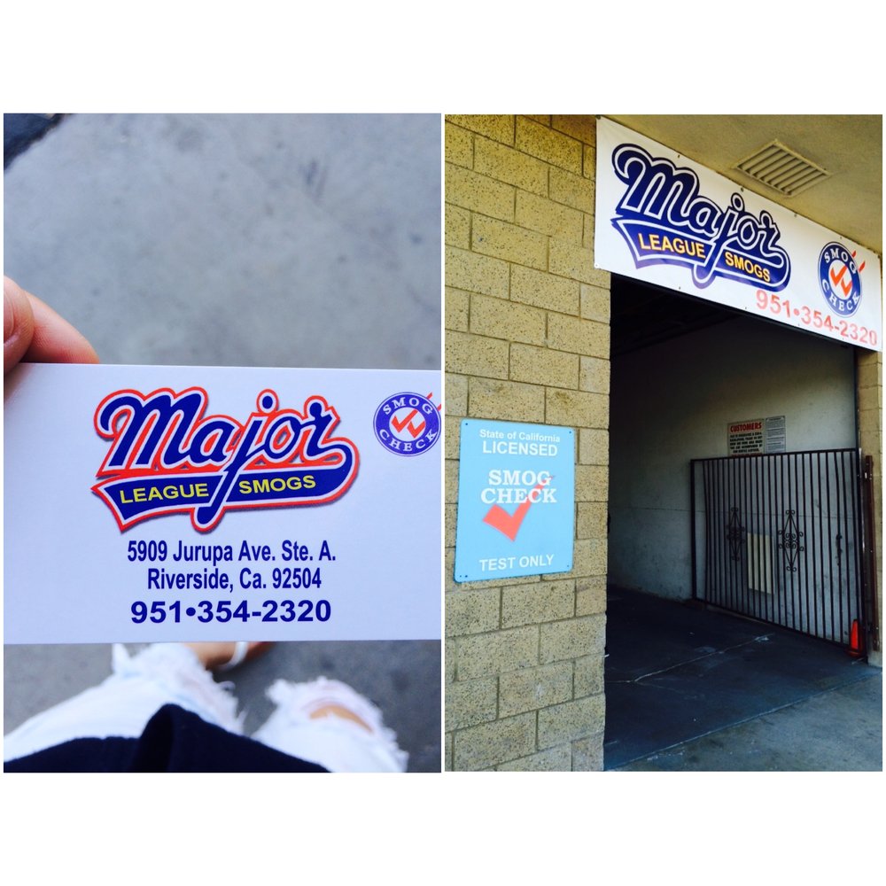 Major League Smogs Get Quote Smog Check Stations