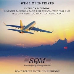 Win 1 of 20 Prizes from SQM's Facebook Contest